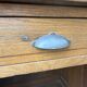 1950s oak office counter