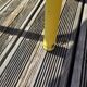 Pair of yellow plywood chairs