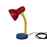 Multicolored desk lamp from the 80s