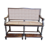 Mahogany billiard bench and canning