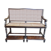 Mahogany billiard bench and canning