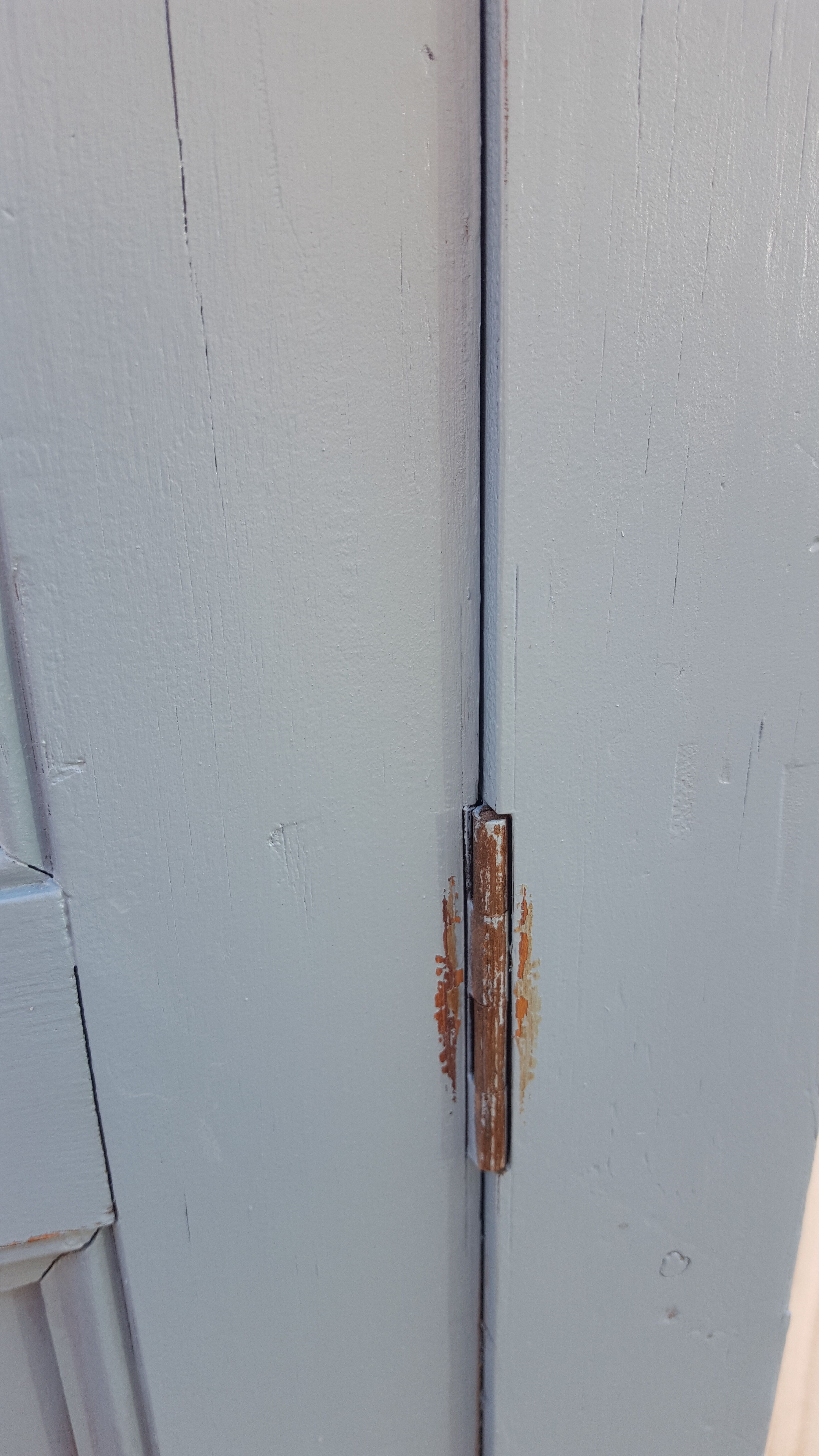 Grey blue Parisian wardrobe