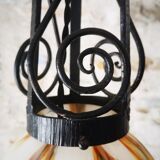 Suspension art déco 1930 fer forgé
