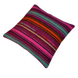 Vintage turkish kilim cushion cover , 40 x 40