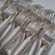 12 SOH Silver Metal Table Forks