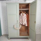 Almond green parisian wardrobe