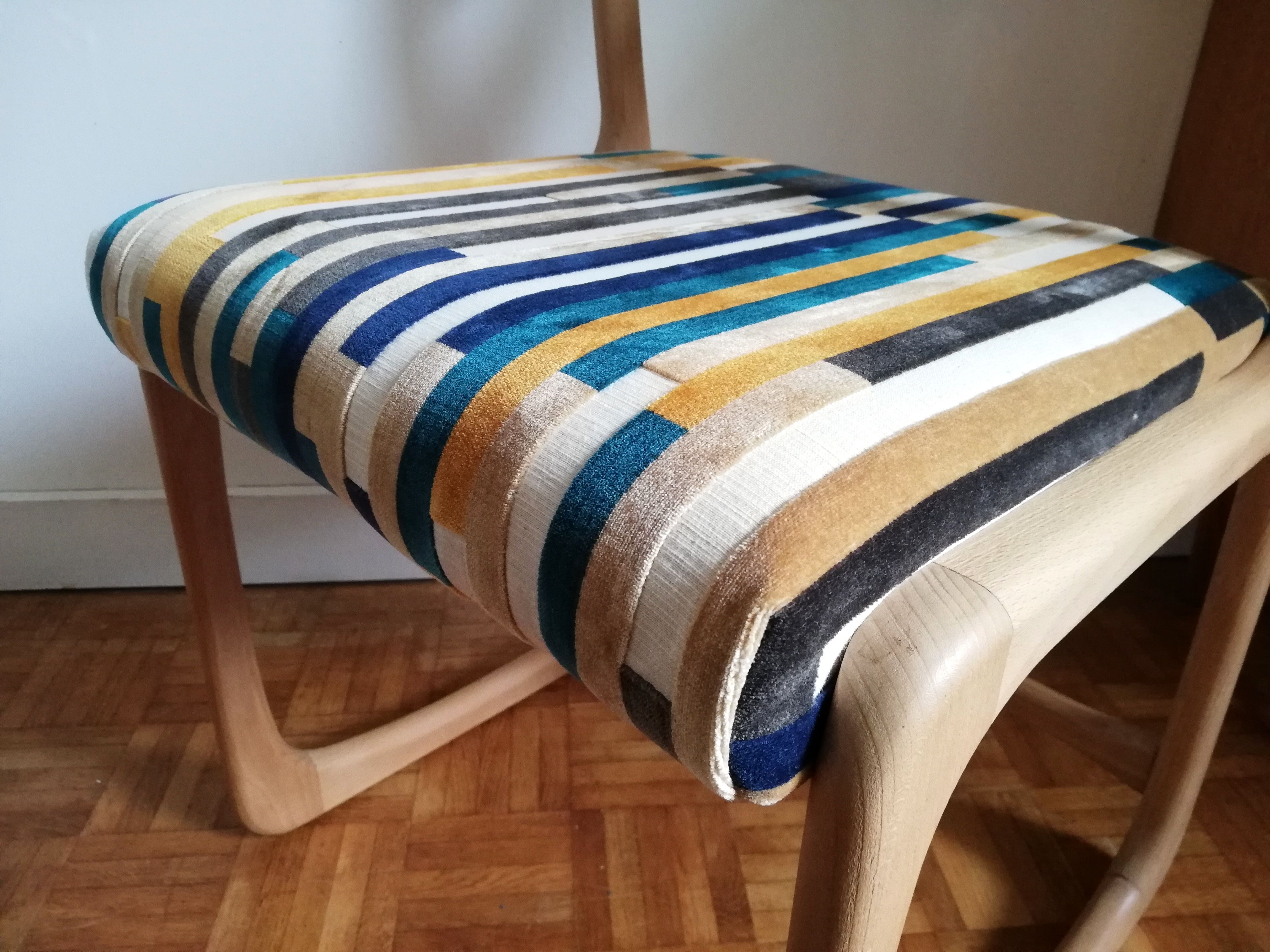 Renovated Baumann sled chair