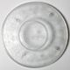 Cibulak Glass Plate: Mid-Century Clear Modern Platter by Pavel Panek/ 1974