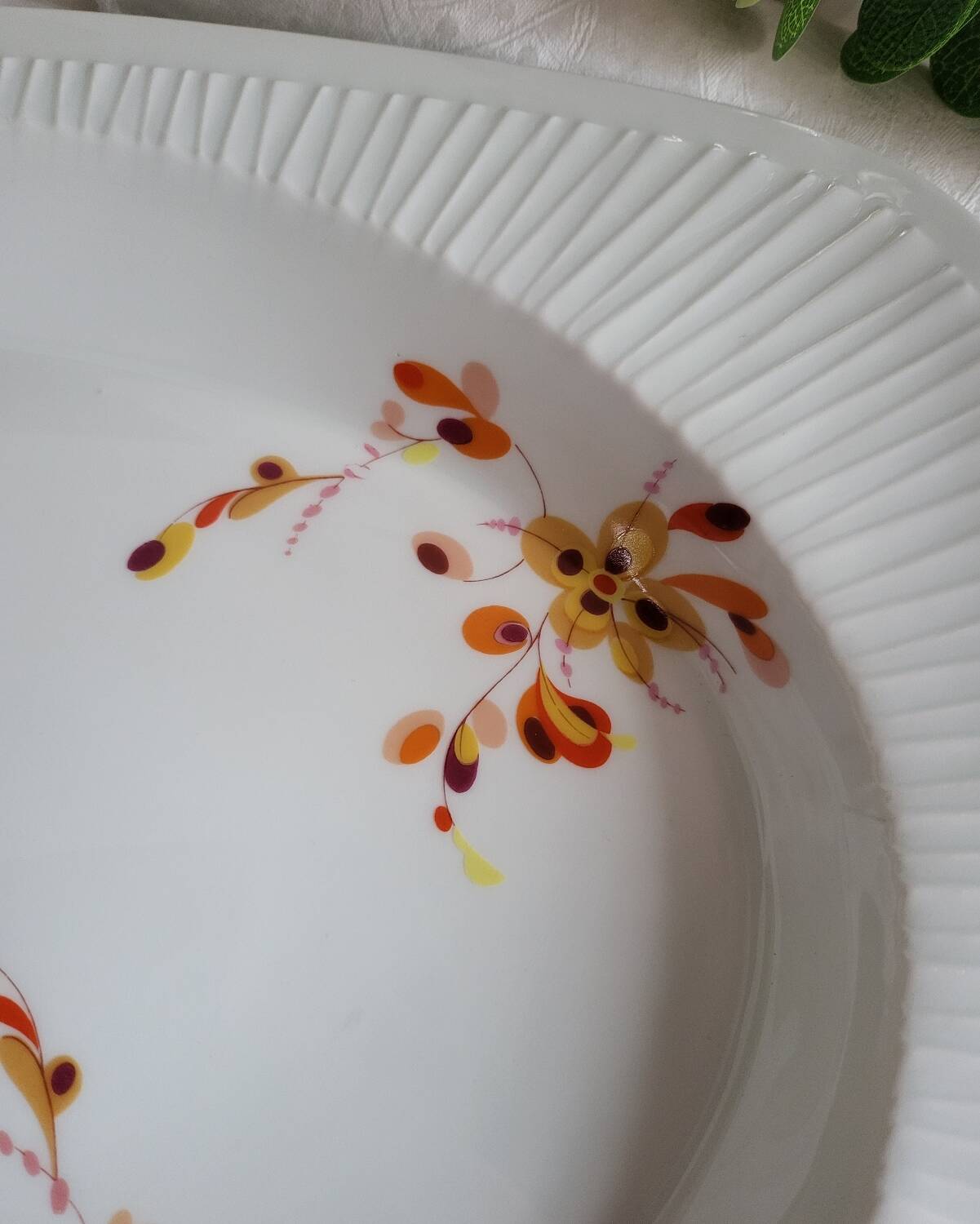 Grand Plat de Service en Porcelaine Haviland France Limoges