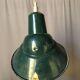 Lampe atelier industriel vert-blanc