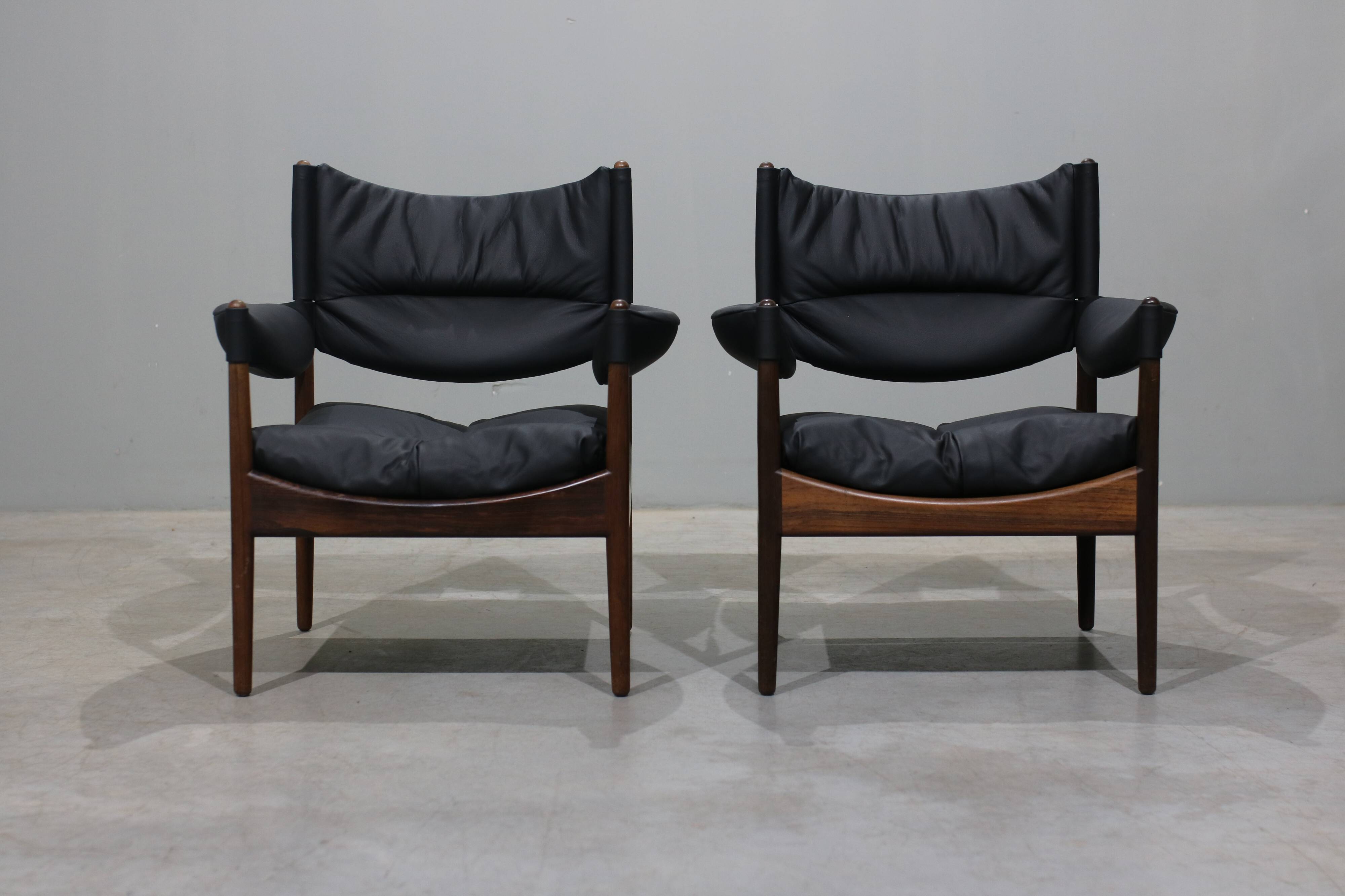 Set of 2 Modus Chairs by Kristian Vedel, 1960s