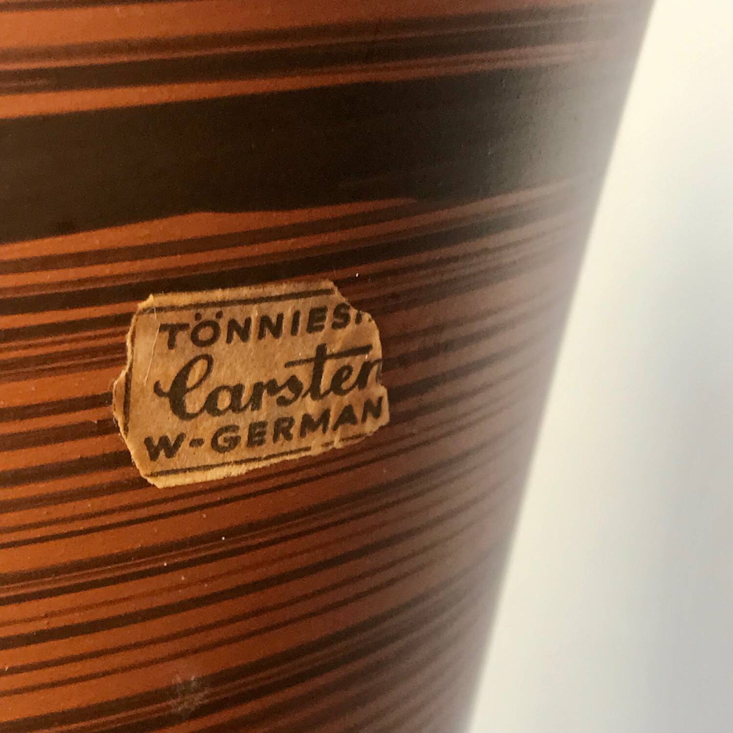 Large ceramic vase 40cm Carstens Tonnieschof 1960s