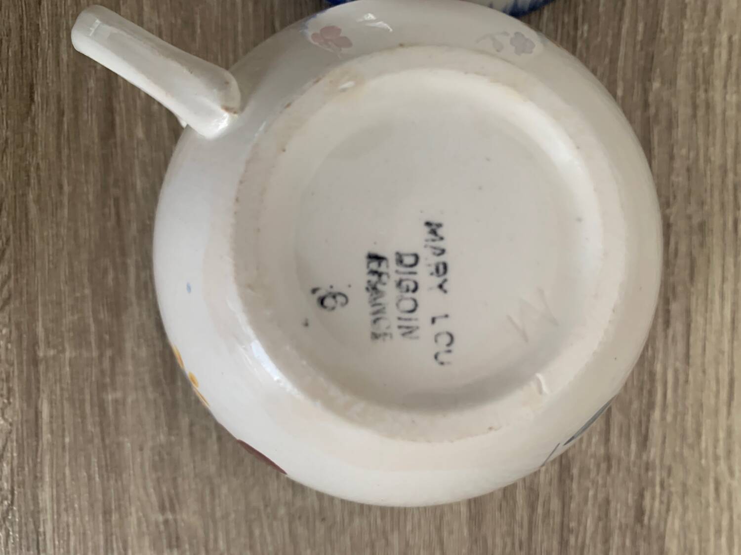 Lot 16 tasses à café Digoin Mary Lou