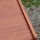 Pair of vintage mahogany sideboards with square metal legs from the 60s