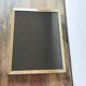 Italian brass mirror and smoked glass - 90x70cm