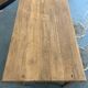 Oak farm table with two drawers