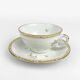 6 cups and saucers sfp foëcy émaux de limoges