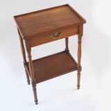 Wooden bedside cabinet