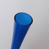 Vase soliflore bleu 70cm