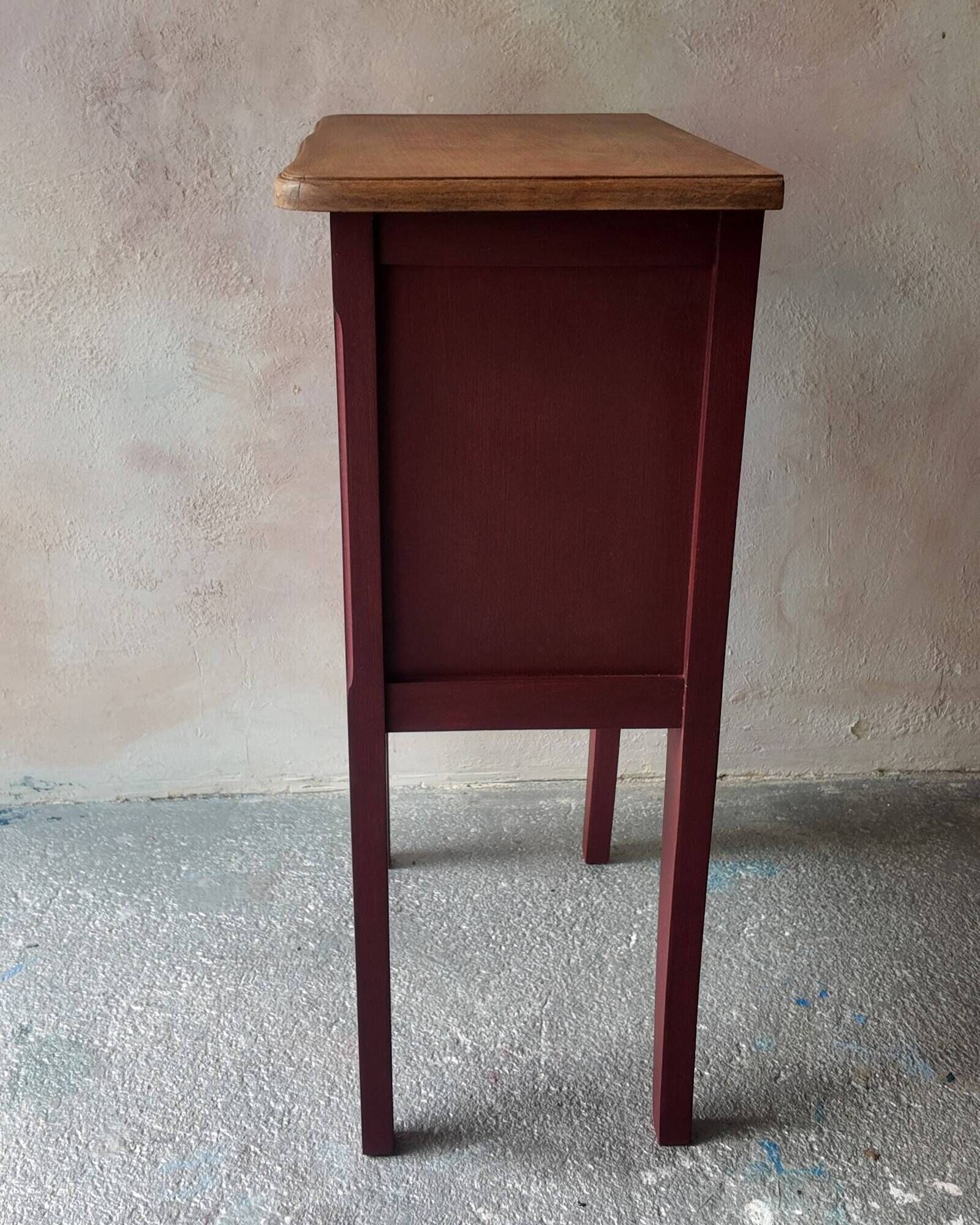Renovated antique bedside table