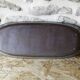 Glazed ceramic serving dish
