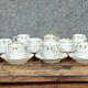 tea or coffee service in porcelain, Louis XV Rocaille style, 19th century