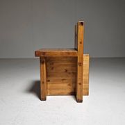 Pompeia accent chair in pine by Lina Bo Bardi, 1980s