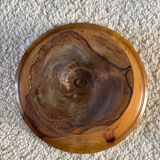 Empty pocket in olive wood