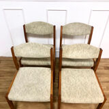 Set of 4 vintage Scandinavian chairs