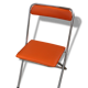 Chaise pliante orange vintage soudexvinyl