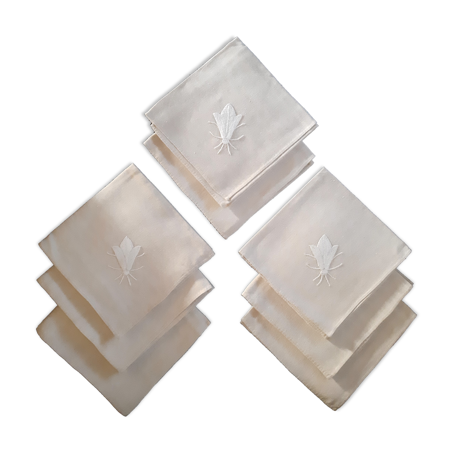 Set of 8 linen towels