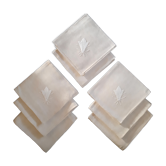 Lot de 8 serviettes en lin