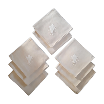 Set of 8 linen towels