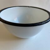 Set of 6 enamelled sheet bowls