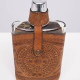 Angel Pazmino Tequila Hip Flask Ecuador 1960s