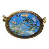 Asia 19th century: partitioned cup on a gilded bronze base