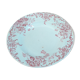 Hollow porcelain plate of St Amand and Hamage model Campanule
