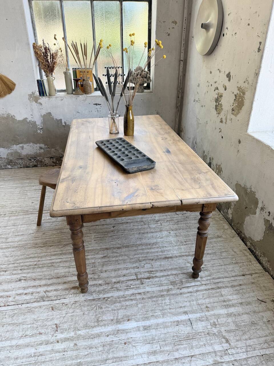 Walnut bistro farmhouse table 180cm