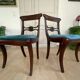 Pair of mahogany chairs XIXth century