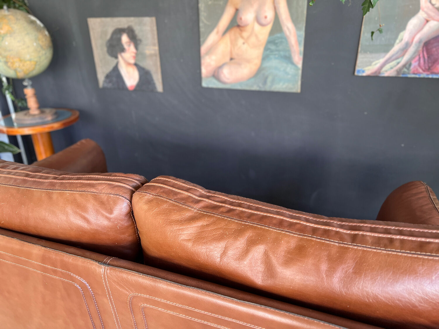 Leather couch
