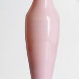 Vase en opaline rose