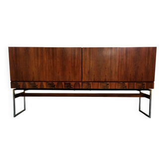 Vintage highboard in rosewood by Aurora Meubelfabriek 1960