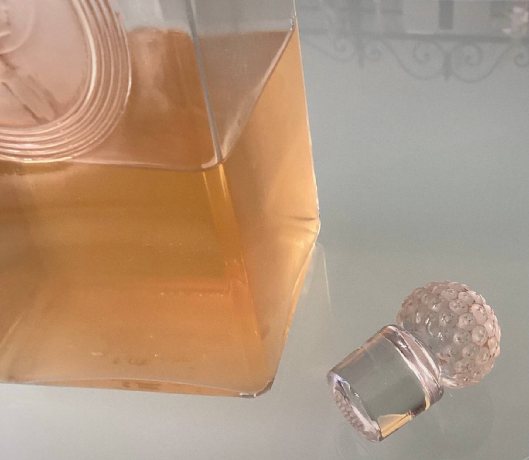 Antique Clos Saint Odile 1921 carafe commissioned from René Lalique