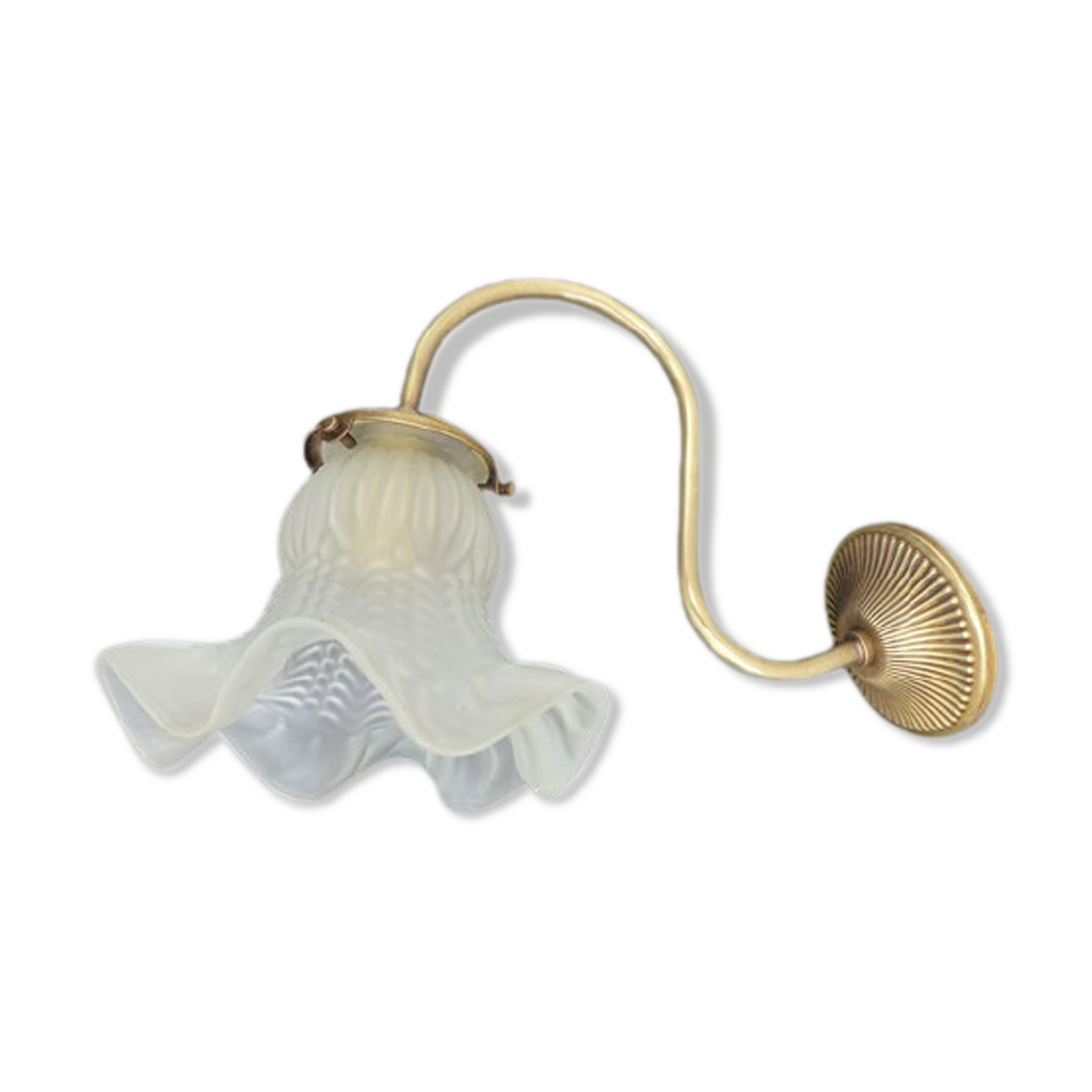 Vintage tulip wall light