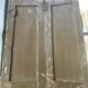 Trio of shutters louvers patina blue gray