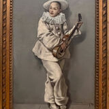 2 oils on canvas by lesvigne theodore