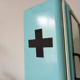 Vintage metal medicine cabinet from the 1950s