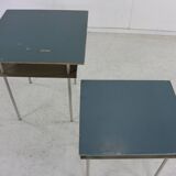 Dutch design set of two sidetables by Wim Rietveld for Auping Holland