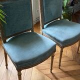 Chaise sde style Louis XVI