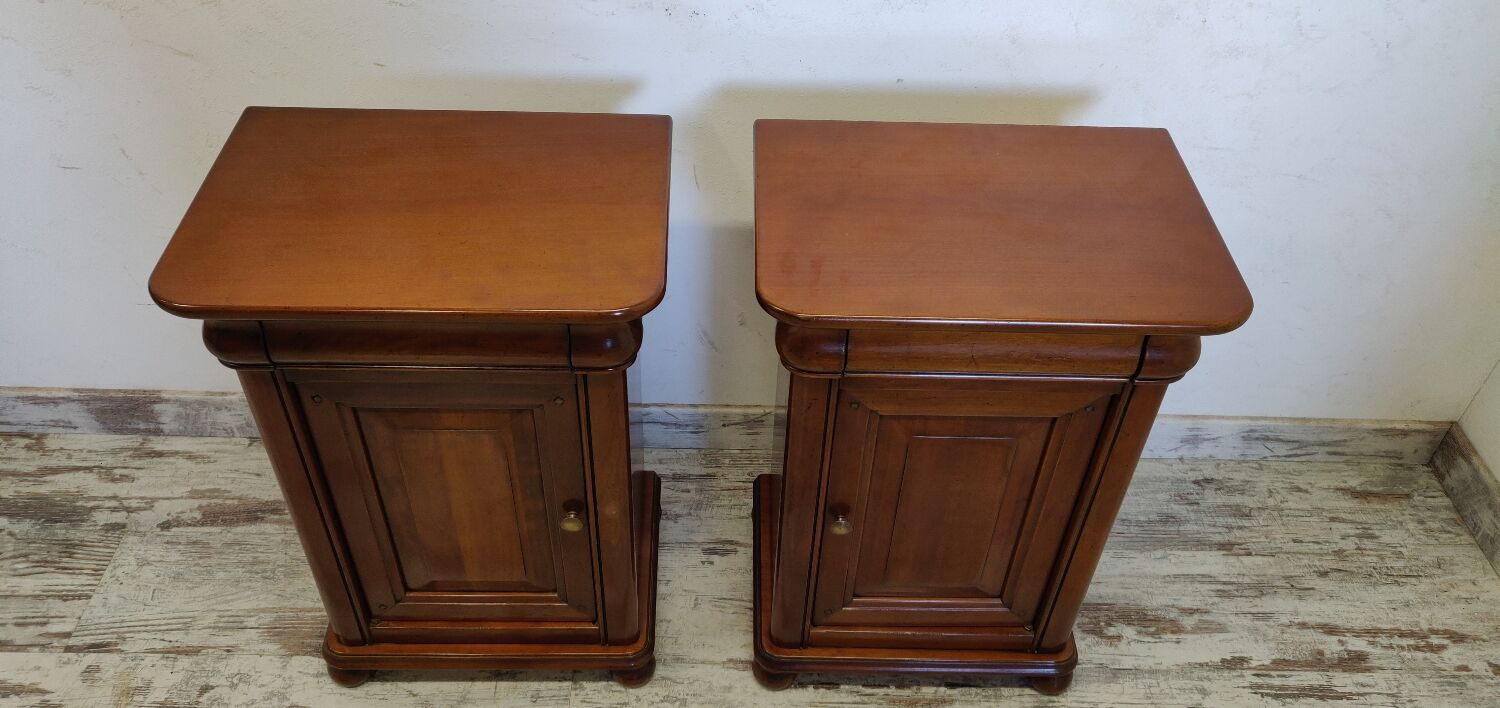 Cherry bedside tables